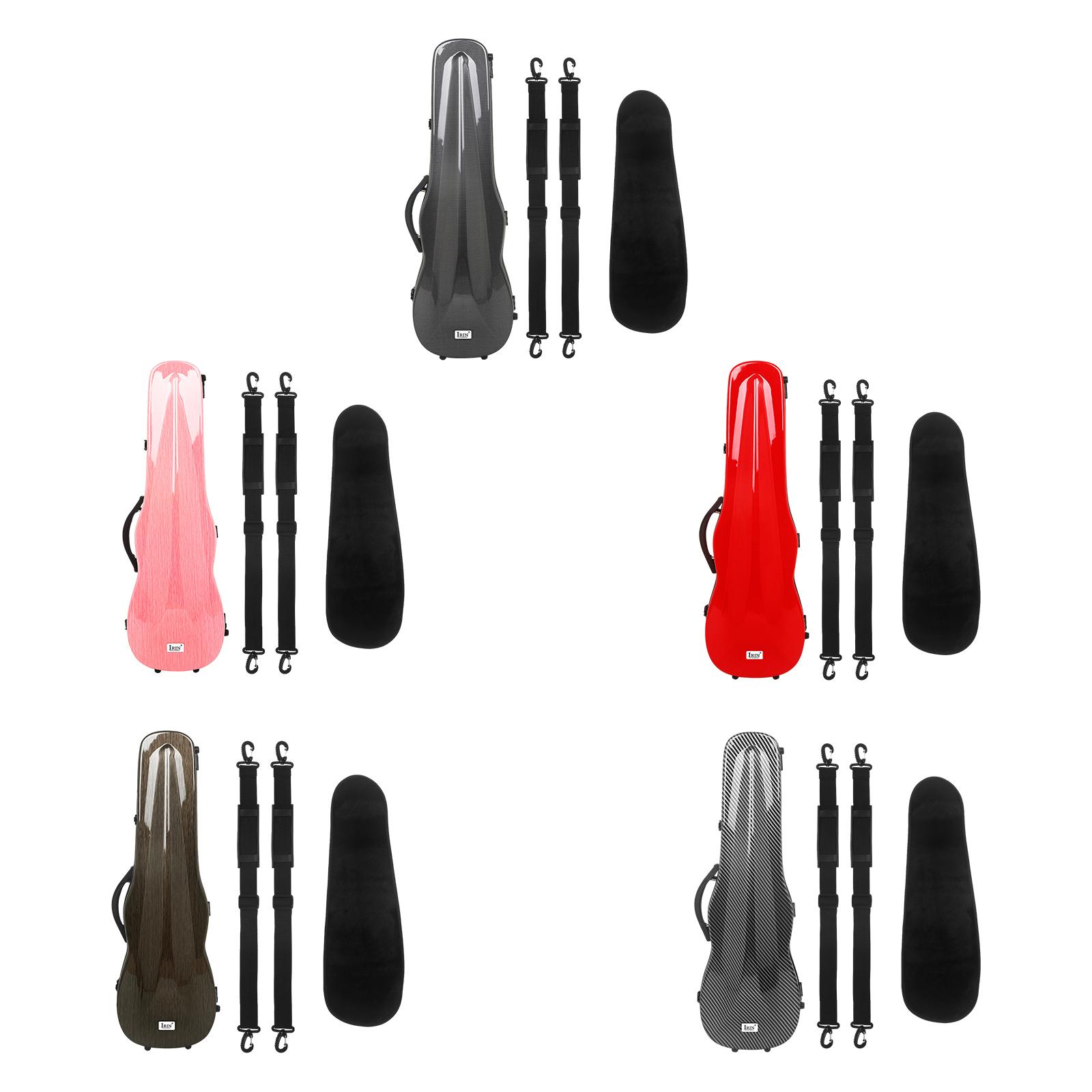 Adjustable 4/4 ddmysmile Violin Case Straps Sturdy Built In Hygrometer For Enthusiasts Smile