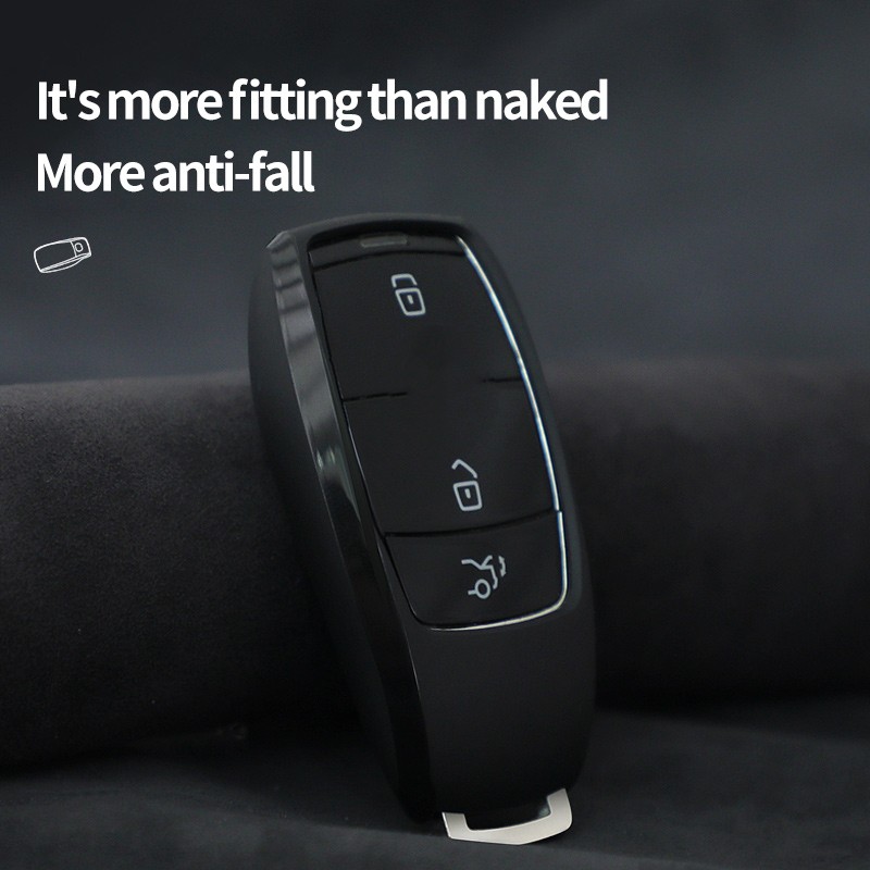 Alcantara Suede car remote key case bag For Mercedes Benz A C E S G clase W177 W205 W213 W222 X167 GLC CLA GLB GLS Accessories 5317f 5 c1815