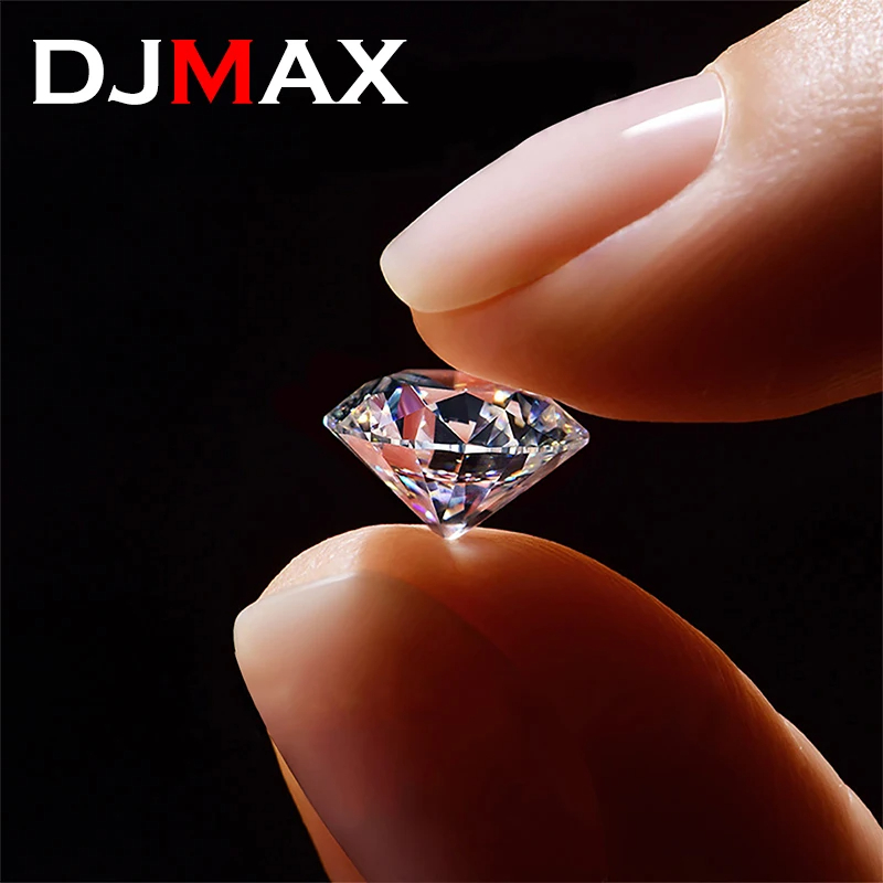 Wholesale 1ct Small Size Stones Loose Moissanites 0.7mm-30ct Top Blue Green Pink Color Lab Grown Moissanite Diamonds Beads