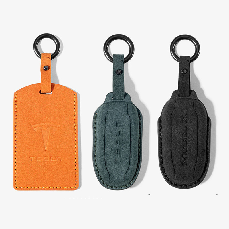 Car Key Fob Case Cover Shell For Model 3 Model X Model S Model Y Keychain Key Bag Holder Protector Accessories