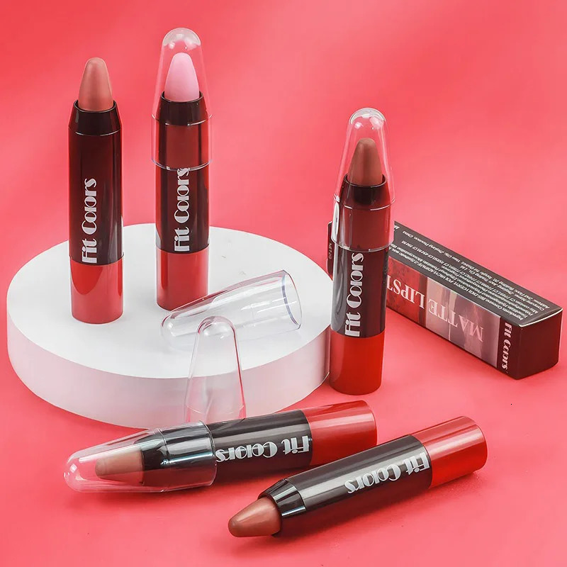 Matte Brown Lip Liner Pencil Lip Outline Contouring Lasting Waterproof Lipstick Crayon Pigments Moisturizing Lip Balm Cosmetics 240713