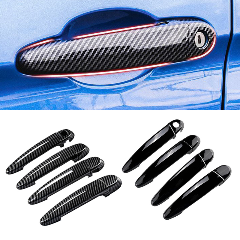 LHD Car Exterior Door Handle Covers Trims For 1 3 Series E87 E90 E91 E92 E93 F30 X1 X2 X3 X4 X6 Gloss Black Auto Accessories 21726 5 1f562