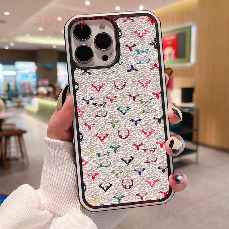 Luxury Designer Leather Phone Cases For iphone 15 Pro Max 14 13 12 mini 11 XS XR X 8 7 Plus 15Plus Fashion Print Bee Classic Back Cover Case Luxury Mobile Shell DHgate