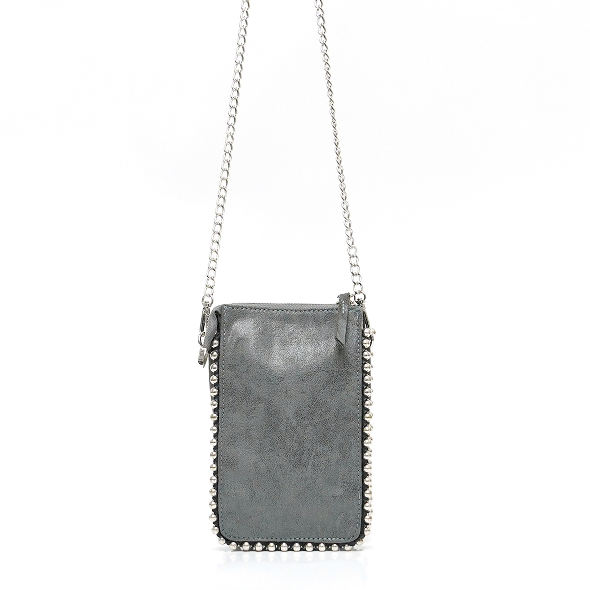 Summer New Arrivals Rivets PU Leather Crossbody Bags for Women Small Flap Chain Lady Shoulder Messenger Bag Quality Jeans Purse