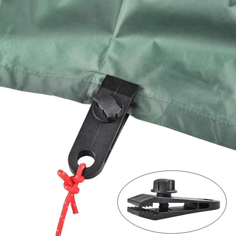 10PC Clamp Tarp Heavy Duty Lock Grip Tent Fasteners Clips Pool Awning Bungee Cord Car Tighten for Outdoor Camping