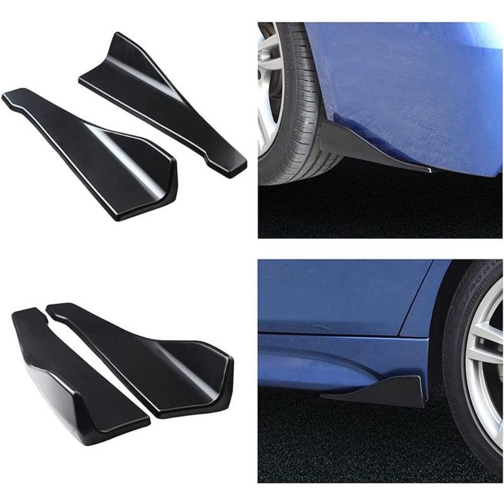 Universal 48CM Length Car Side Skirt Bumper Spoiler Splitter Protector Scratch