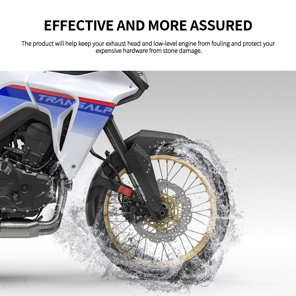 Front Fender Mudguard Extender For Honda XL750 Transalp 750 XL (2023-) Motorcycle Accessories Her Extension