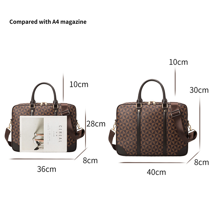 Brand Bag Copy Women's Laptop Bag for Men Suitcase Men's Executive Briefcase Replica Brand Bags 2023 Handbag Man Leather Genuine