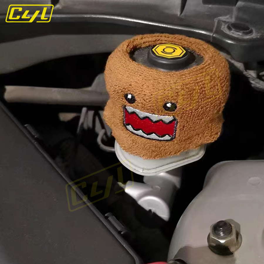 Domo Kun JDM Style Car Reservoir Brake Clutch Oil Tank Cap Sock