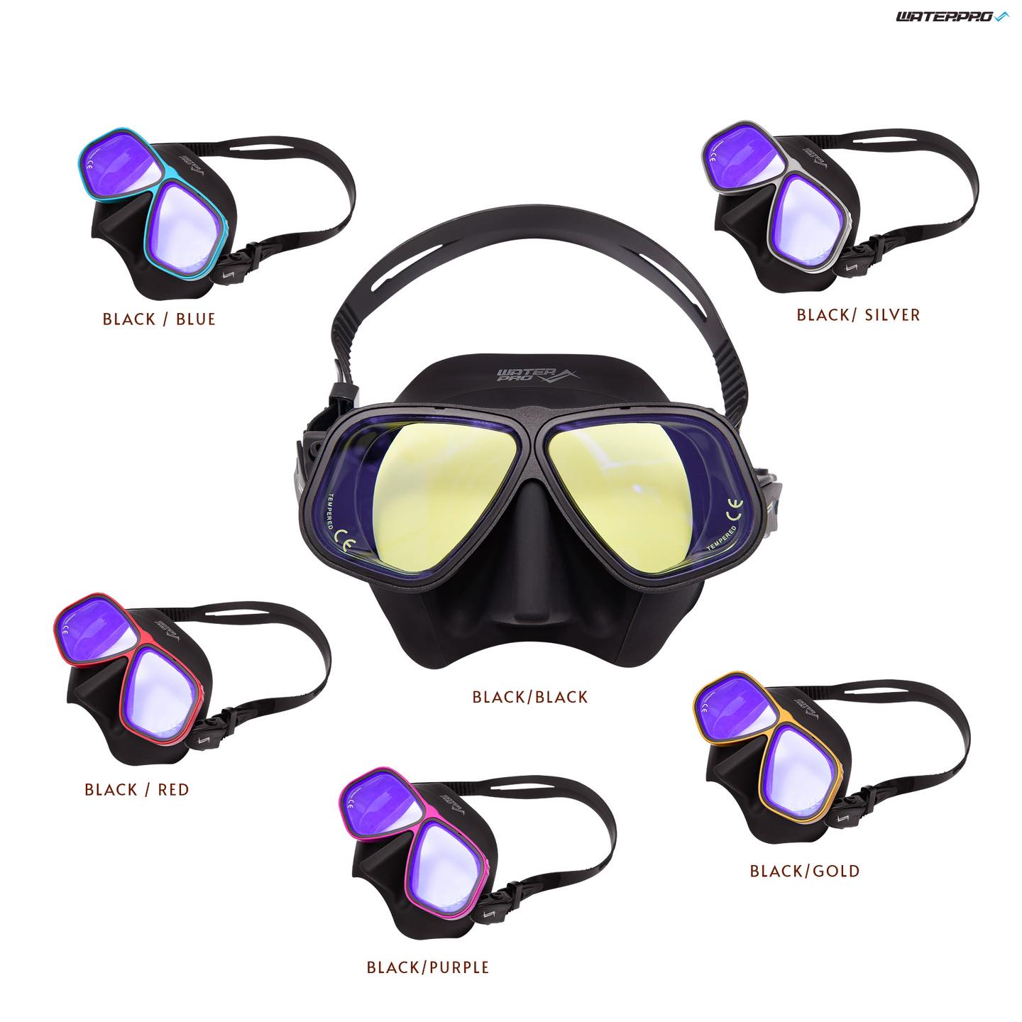 Tank ddmysmile Water Mask Pro 2.0 Low Volume Free Diving Mask Aluminium Frame Smile