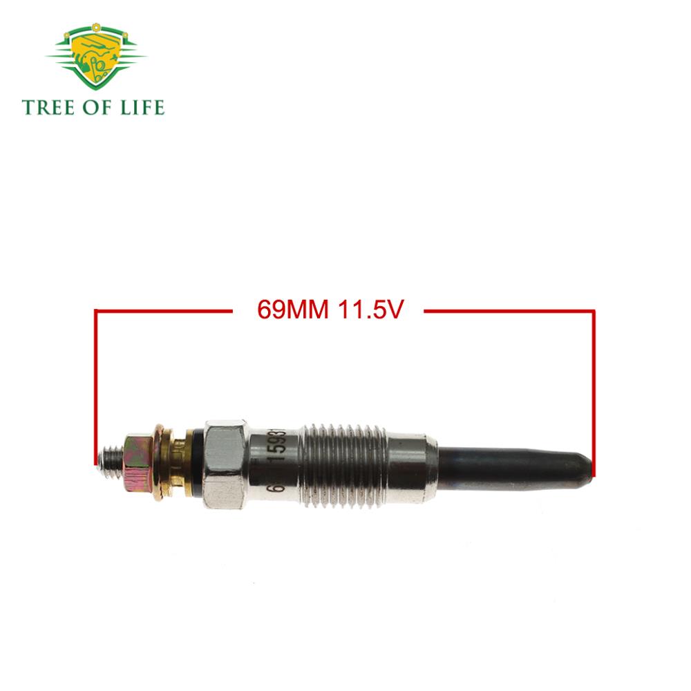 1/2/5 For SSANGYONG MUSSO SPORTS UTE 5CYL 2.9L 2004 2005 2006 2007 TURBO DIESEL GLOW PLUG SET 6611593101 66115931A1 66115-93101