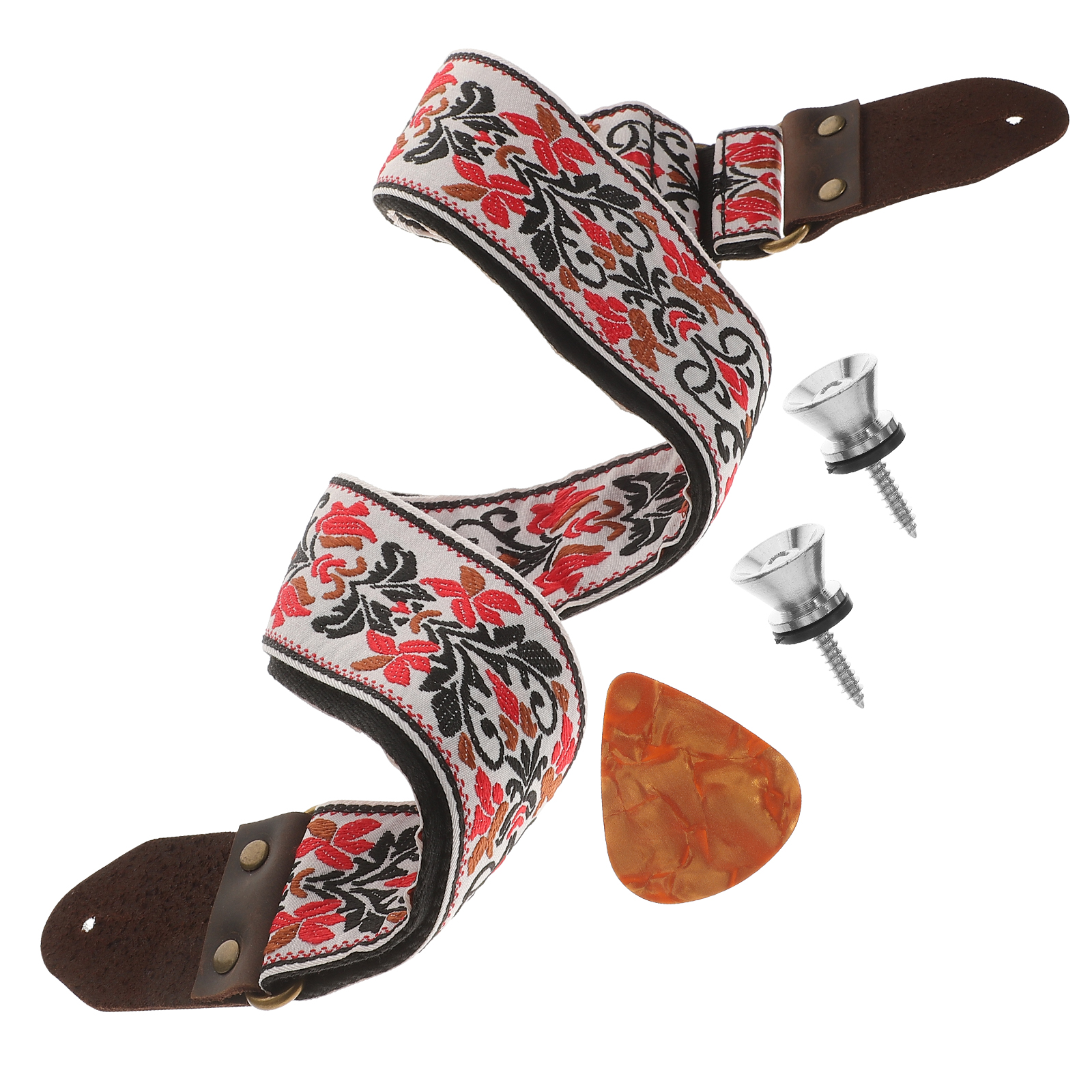 Guitar Replacement Classic Strap Guitar ddmysmile Shoulder Strap Guitar Belt With Pick Smile