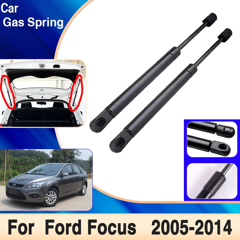 For Ford Focus 2 Hatchback 2005~2014 2010 Trunk Tailgate Gas Struts Shock Strut Lift Supports Car Accessories