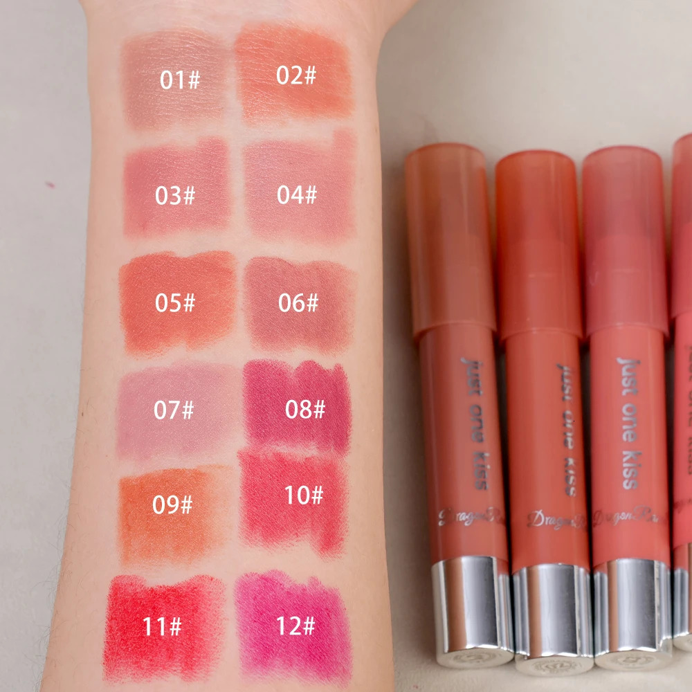 Nude Brown Lipliner Pen Waterproof Sexy Red Matte Contour Tint Lipstick Lasting Non-stick Lipliner Pen Lips Makeup Cosmetic i240621