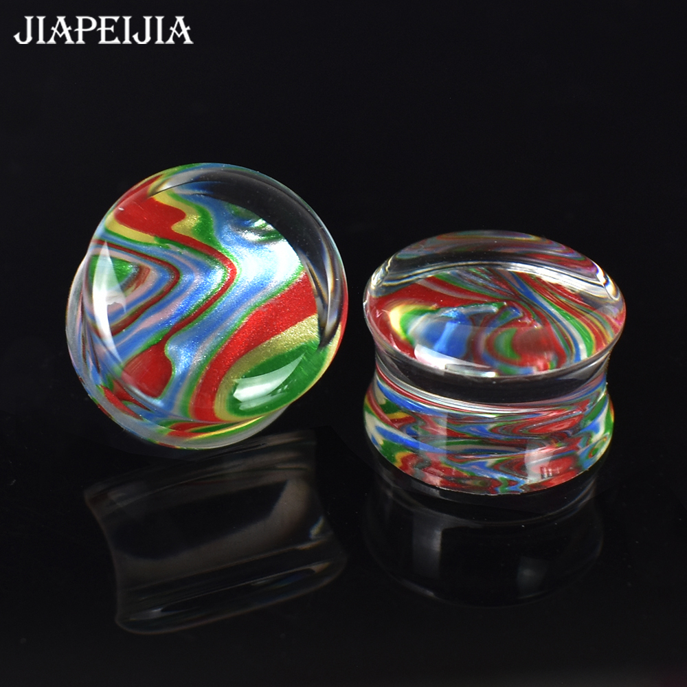 6-50mm 2Pcs Big Size Ear Gauges Tunnels Ear Plugs Stretcher Expander Body Jewelry for Women Men c7025 5 d4942
