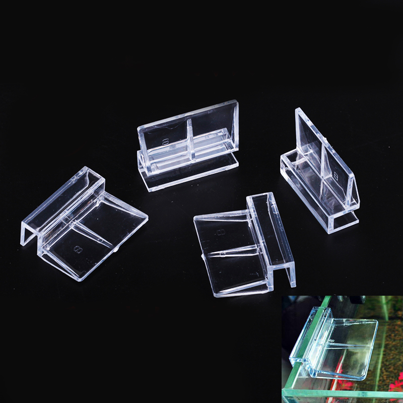 4pcs Fish Tank Acrylic Cover Holder Fish Tank Glass Cover Support Holders Fish Tank Cover Plate Bracket Aquarium Accessories