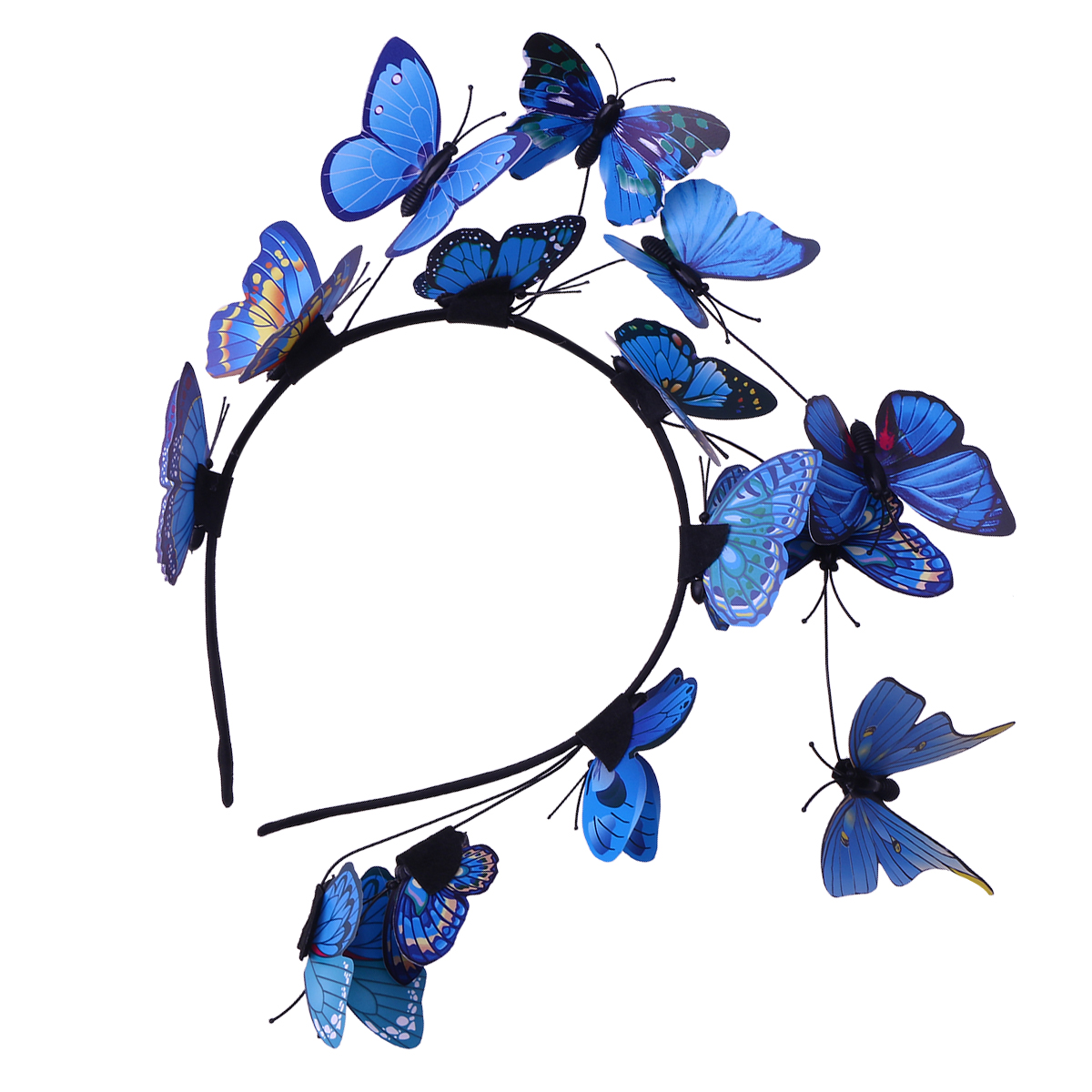 Headband Headband Lifelike 1pc Exquisite Hair Headpiece Hair Accessories for Lady Bride ( Blue ) smile ( ) ( ) ( )