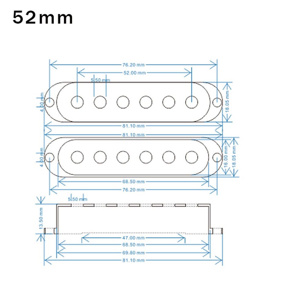 1 Volume 2 Tone Knobs Electric Guitar Adapter Pick-up Case Switch Tip Single Coil Pickup Cover Guitar Parts Accessories Set