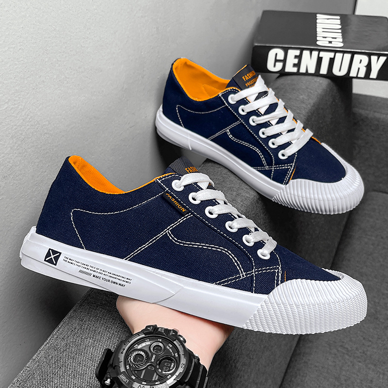 Summer New Men's Casual Shoes Athletic Trend Thin Breathable Versatile Shoes Fashion Blue Free shipping