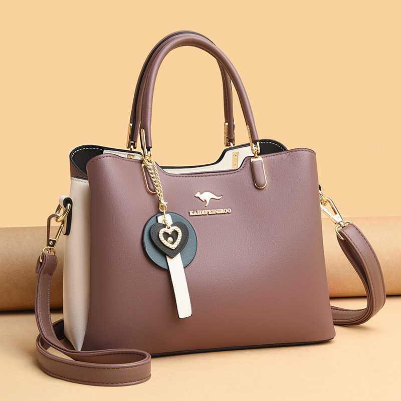 Brand Women's Shoulder Bags 2024 New 3-Layer Large Capacity Tote Bag High Quality Leather Women Handbag Luxury Designer Handbags