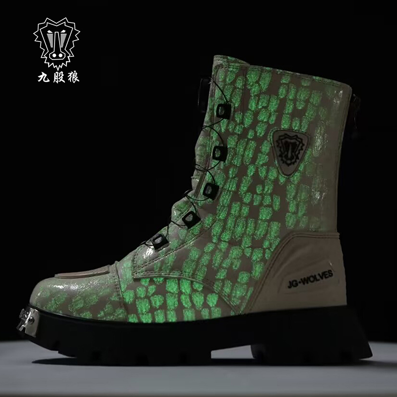 Women's Motorcycle Boots Microfiber TPU Moto Shoes Four Seasons Breathable Waterproof Riding Boots Cross Country Race Shoes