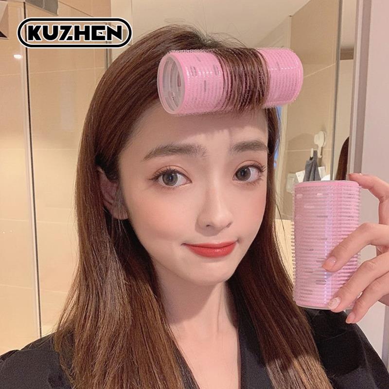 Self Size Grip Different Hair Rollers Magic Curler Plastic Self-adhesive Hair Curling Hairdressing Tool Girl Beauty Styling Tool -adhesive smile -adhe