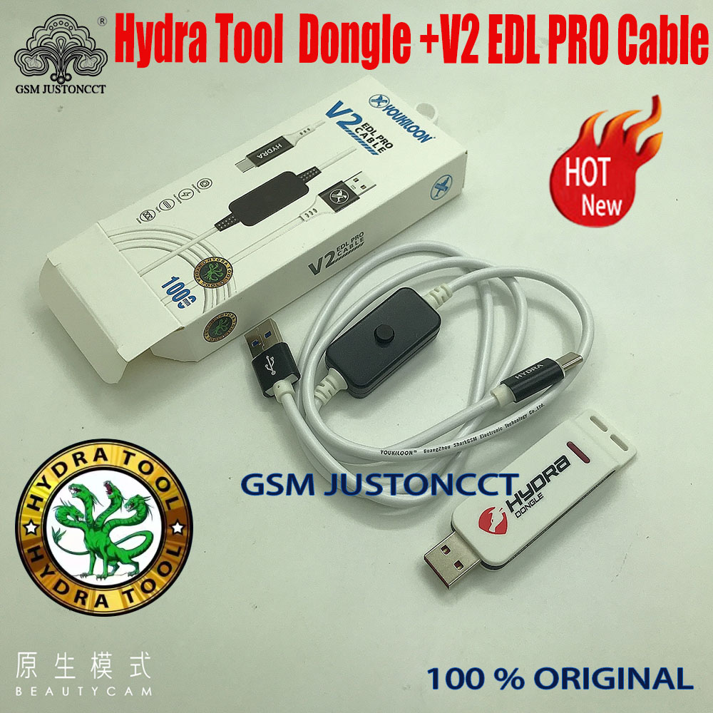 2023 NEW Original HYDRA DONGLE And Hydra V2 EDL Pro Type-C USB Cable For all HYDRA Tool Softwares