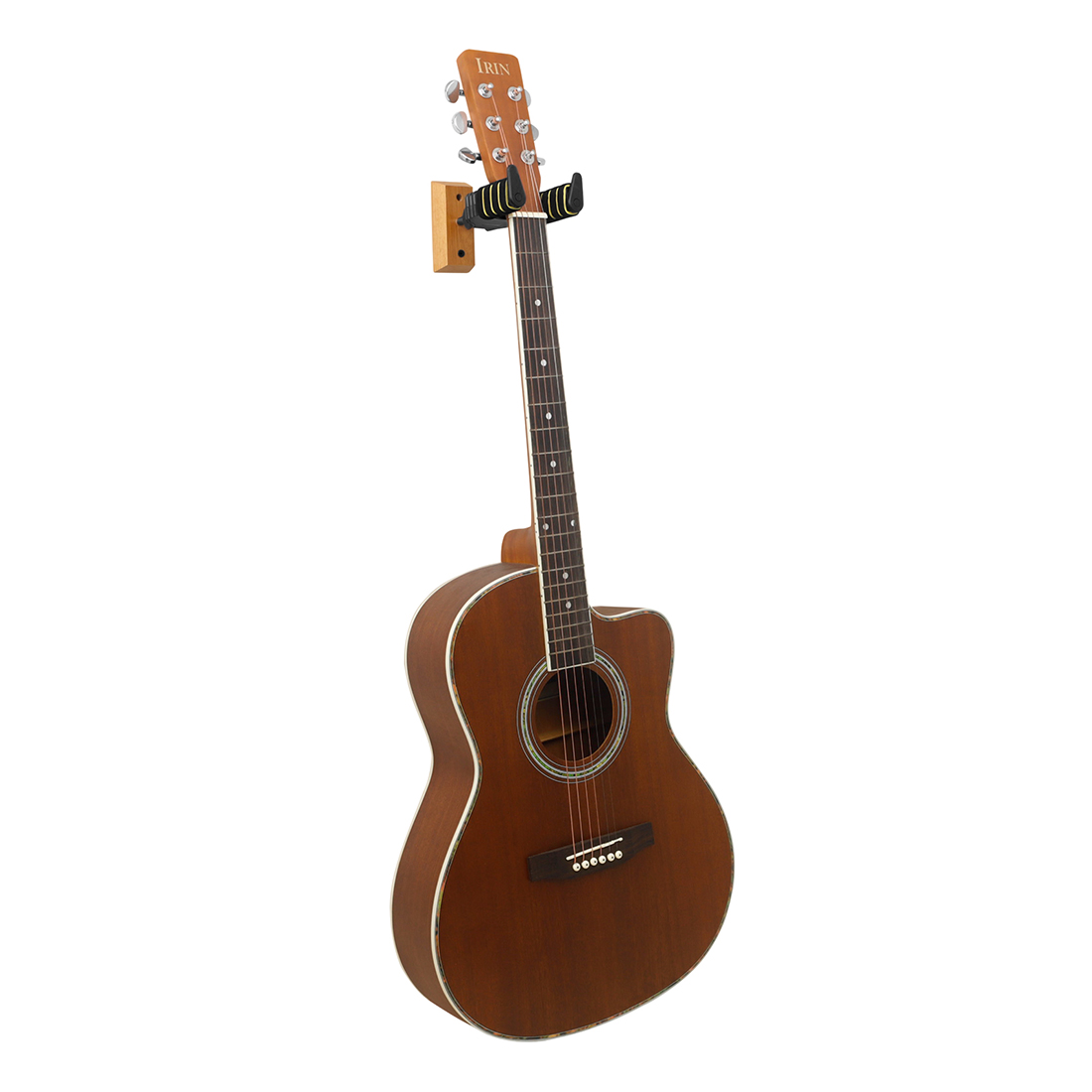 Guitar Hooks Solid Wood Base Wall-Mounted Gravity Self-Locking Bracket For Guitar Ukulele Stable and Solid Guitar Accessories