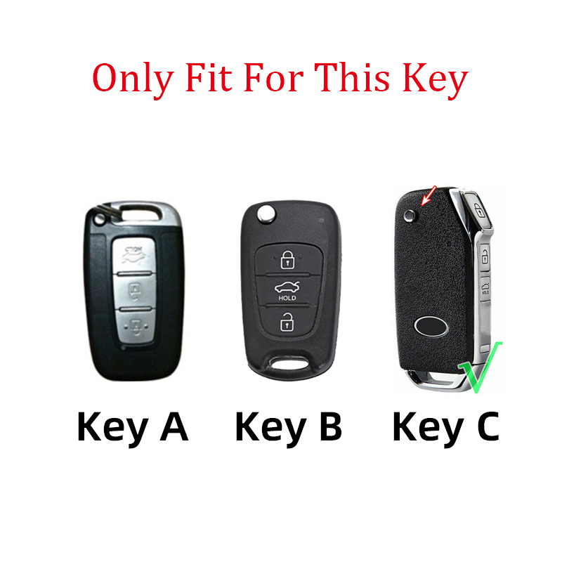 Alloy Car Key Case Cover Shell For KIA Sportage R Stinger GT Sorento Ceed CD Cerato Forte 2018 2019 Protected Fob Accessories 79bfa 5 f8d22