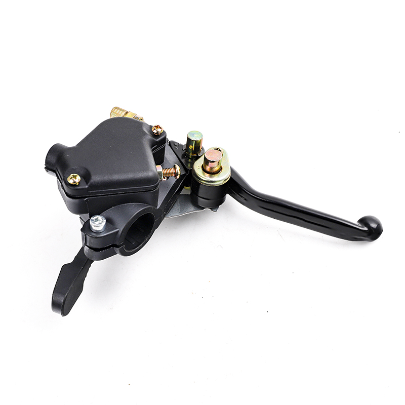 22mm Double Thumb Throttle Twin Right Handle Brake Lever Front Hand Brake Accelerator Assembly For Dirt Bike Gas Scooter ATV Qua