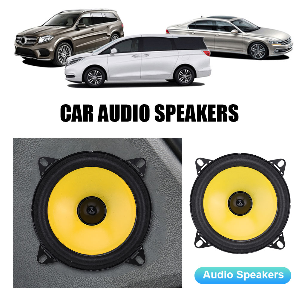 Auto Coaxial Audio 300/400/600W Full Range Frequency Ultra-thin Modified Speaker Mid-bass Car Stereo Horn Automobile Parts