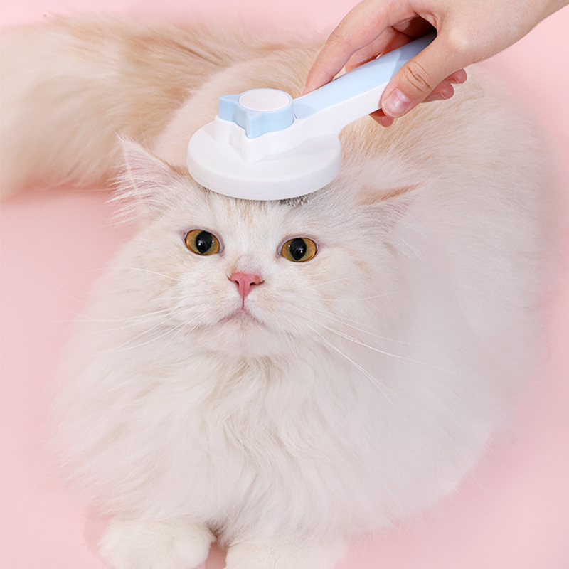 Cat Removes Brush Pet Hair Comb Self Cleaning for Cats Dogs Undercoat Tangled Hair Massages Grooming Tools Dog Supplies