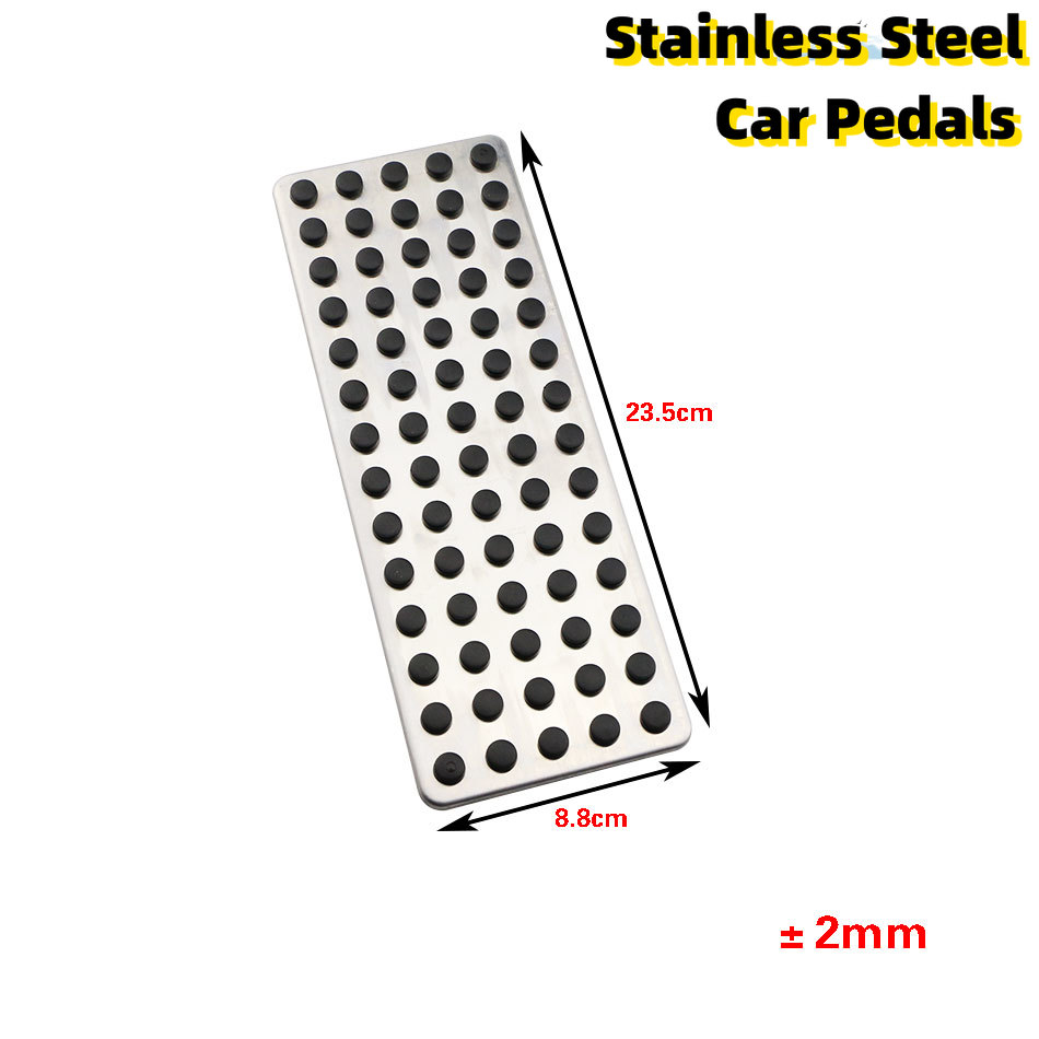 Car Accessories Brake Clutch Pedal Pad Covers For Mercedes Benz W124 W202 W203 W140 W208 W210 W211 W220 R170 R171 R-Class AT/MT