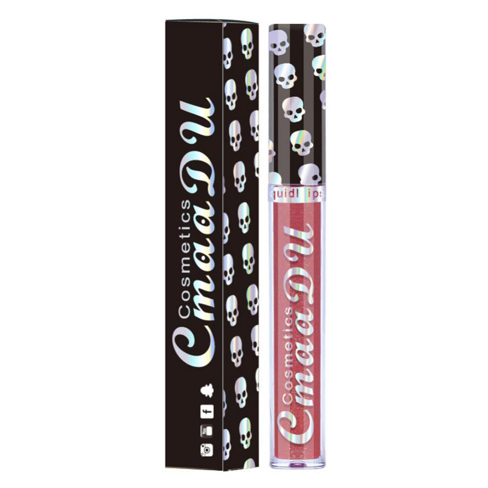 e df Lipstick Shiny Skull Symphony Veet Glitter Powder Lip Makeup Waterproof Non Stick Long lasting Cup F G