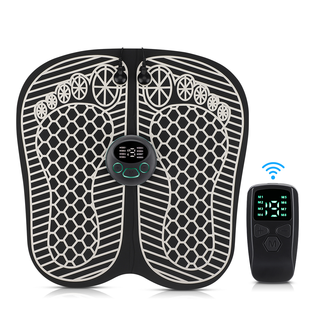 EMS Foot Massager Mat Muscle Stimulator Electric TENS Heating Feet Massager Pad Foldable Massage Mat Terapia Fisica Salud ffa4e