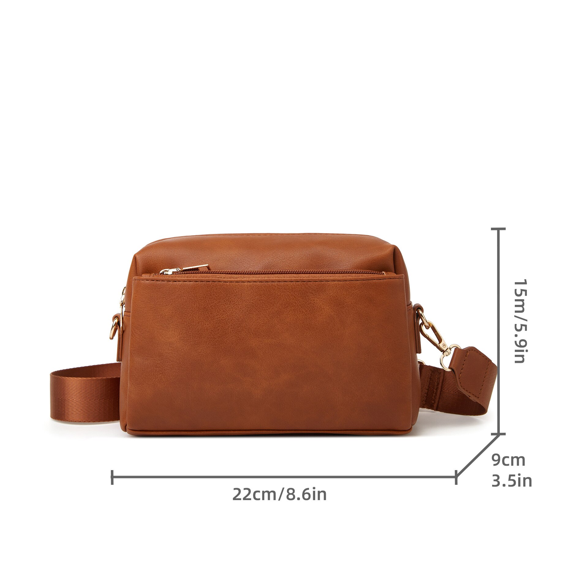Women Casual Shoulder Bag Solid Pu Leather Wide Bag Strap Cross Body Bag 2023 Classic Purse Bag 456b1