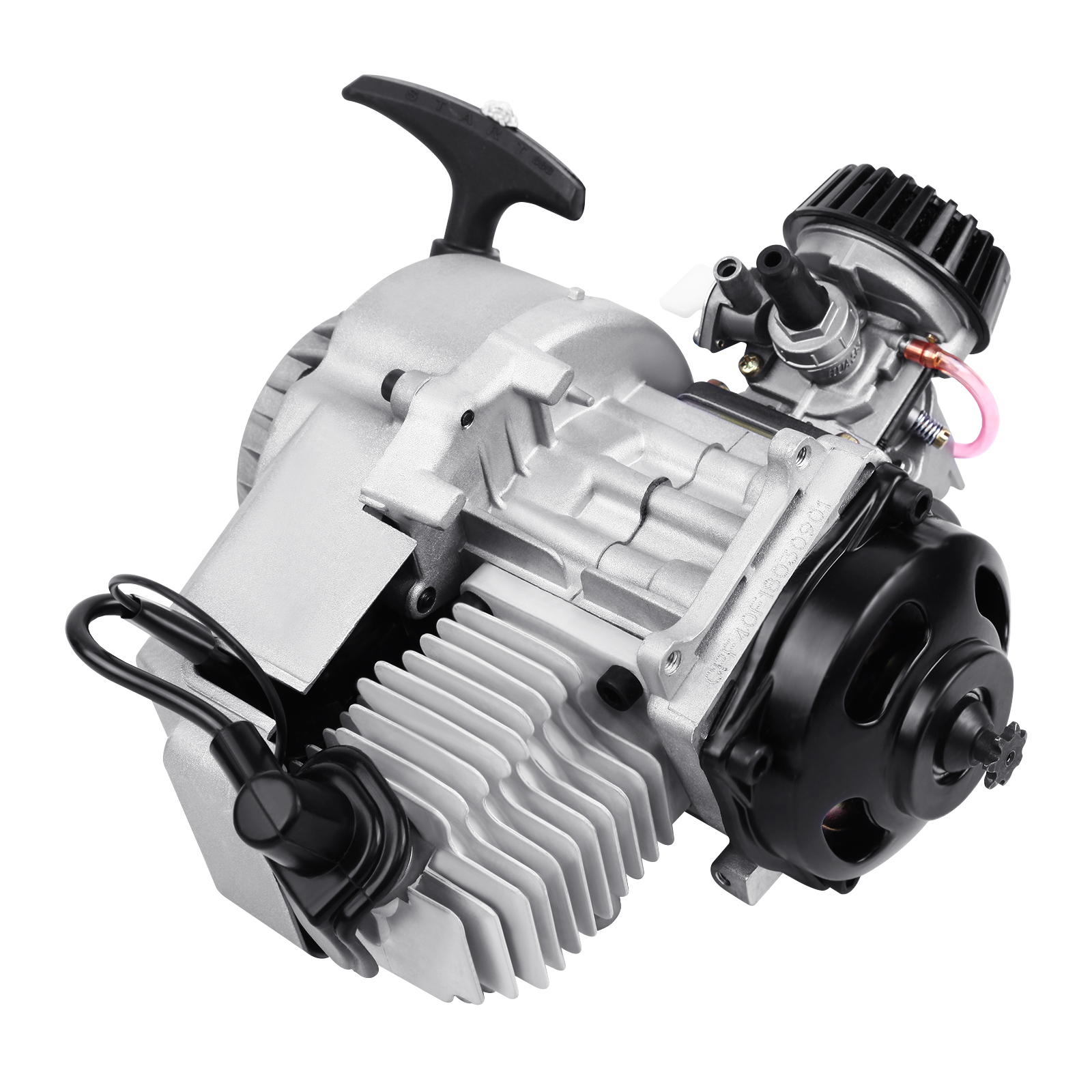 49CC 2-Stroke Pull Start Engine Motor Fits Mini Dirtbike Motorbike Scooter ATV Buggy 4 Wheel Quad Pit Pocket Bike Cross Bicycle