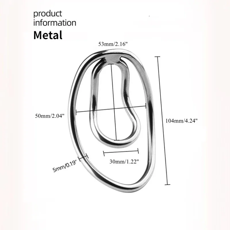 New Sissy Clamps Chastity Device Male Penis Training Metal Clamps Penis Cage Penis Ring Adult Erotic Sexy Toys for Men Gay 18+