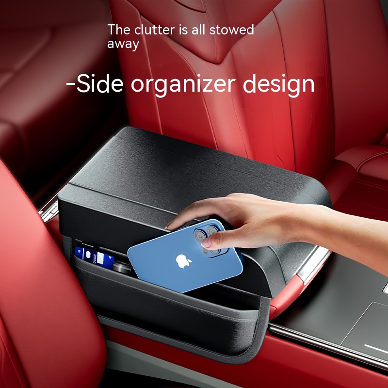 2023 Upgrade Armrest Box Increase General armrest Pad Car Central Advanced Elbow Bracket Middle Cowhide Protective