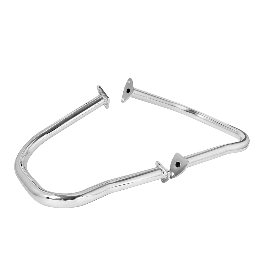 Black/ Chrome Motorcycle Rear Highway Bars Saddlebag Rail Guard Bumper For Indian Chief Vintage Chieftain 14-19 Roadmaster