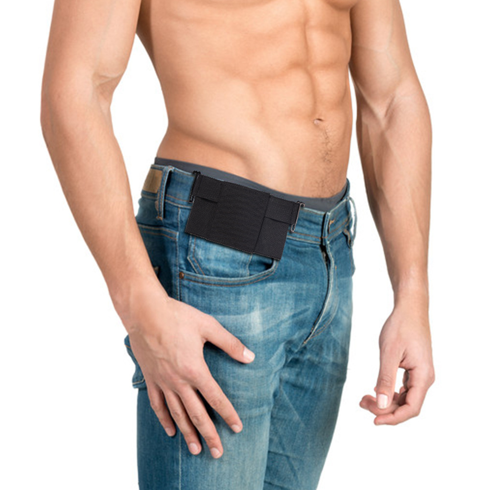 Wallet Portable Travel Waist Invisible Packs Bag Mini Pouch for Key Card Phone Sports Outdoor Security Wallet Phone Fanny Purse smile