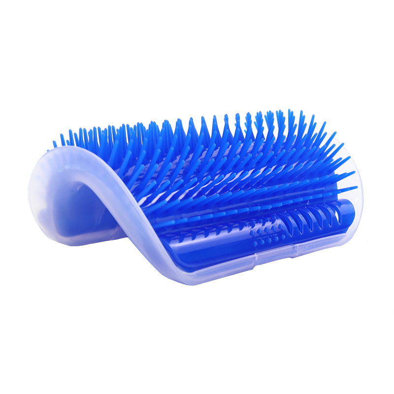 Cats Brush Corner Scratcher Rubbing Cat Massage Self Groomer With Catnip pet hair remover brush cat dog grooming comb Pet Supply