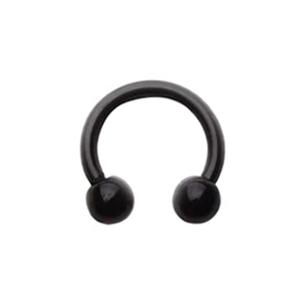 16PCS 16G Lip Rings Hoops Nose Septum Eyebrow Rings Clear Acrylic Cartilage Helix Piercing Horseshoe Barbell 8mm 10mm Colourful