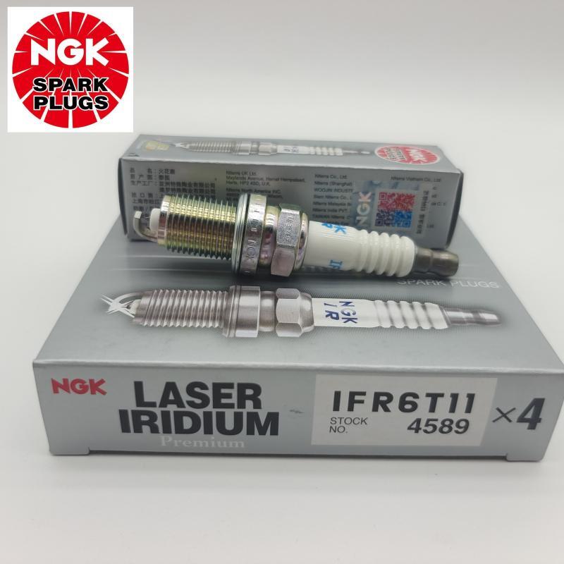 Original NGK IFR6T11 4589 Laser Iridium Platinum Spark Plug For Toyota Alphard Previa RAV4 CAMRY 2.4L Land Cruiser4.7L LEXUS