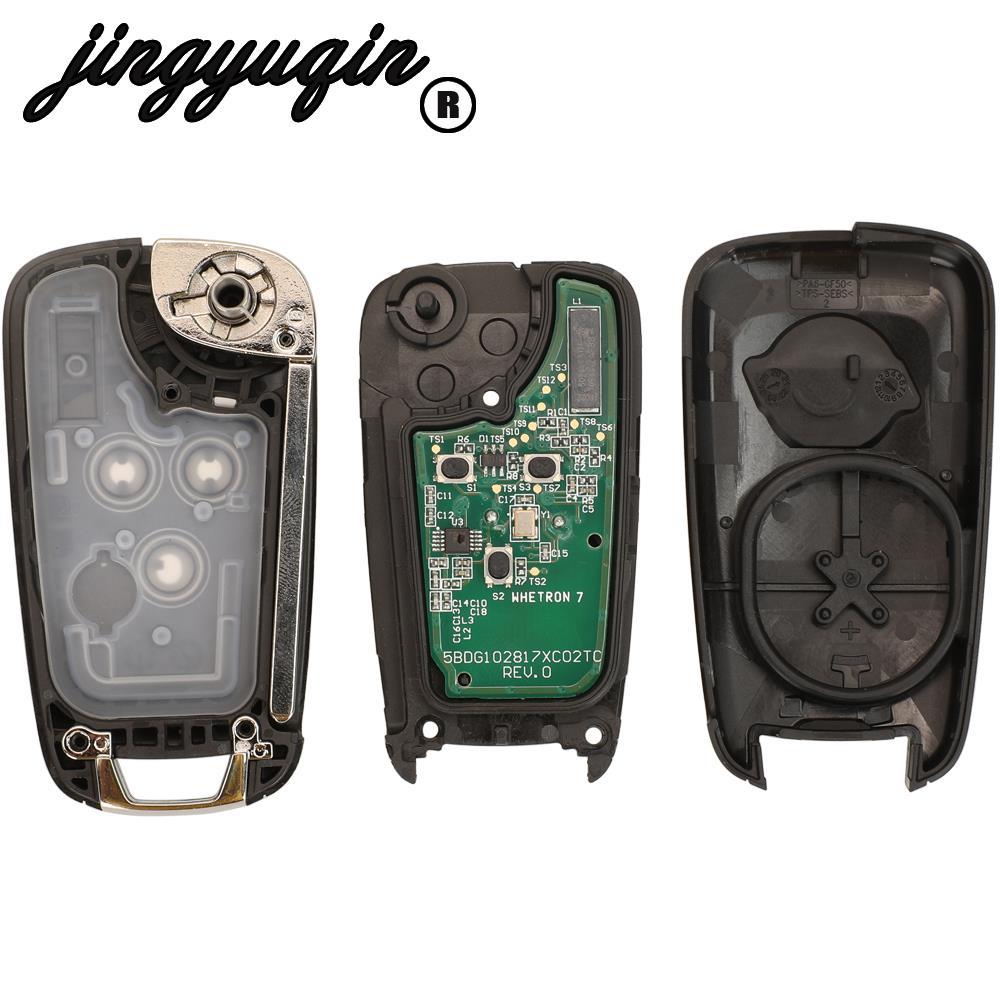 jingyuqin 3 Buttons For Chevrolet Aveo Cavalier 2019 2020 Fit Opel Smart Remote Car Key 434MHz ID70 Chip 2ALBS1SG24 Fob Original e4d86 5 4672d