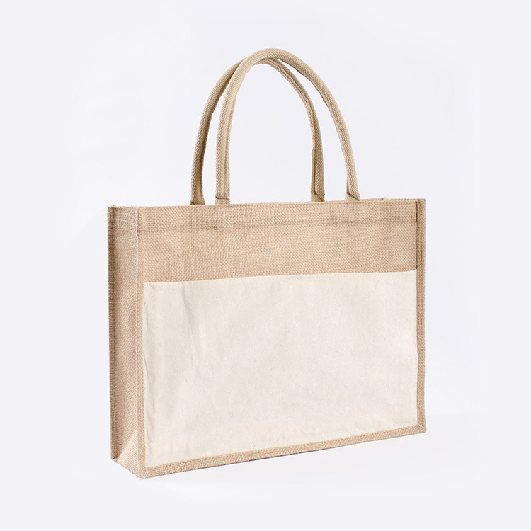 Happy Mother's Day Present Bag Personalized Name Jute Shopper Grandma Mom Birthday Gifts Custom Text Unique Tote Bag Supply