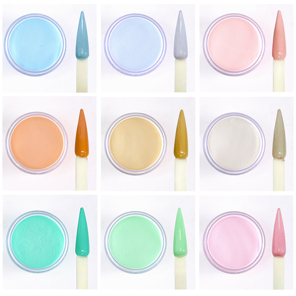 1OZ/Jar Acrylic Powder Solid Colorful Pink Blue Red Acrylic Powder French Manicure Dust For Nail Extension/Sculpturing/Building