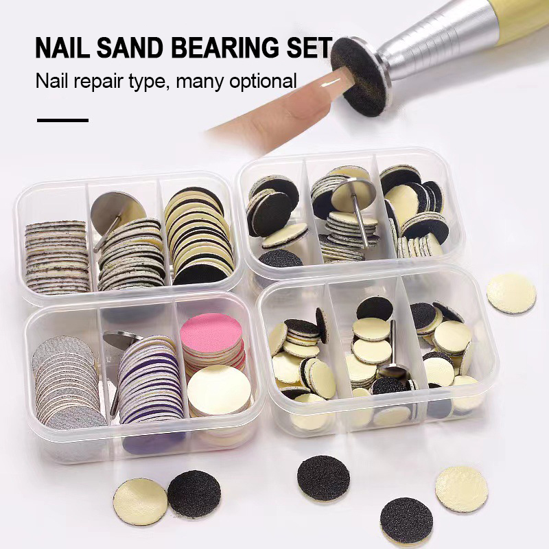 60PCS/Box Professional Foot Dead Skin Sandpaper Foot Rasp Pedicure 80/120/180 Foot Files Replacement Sandpaper Grinding Tool