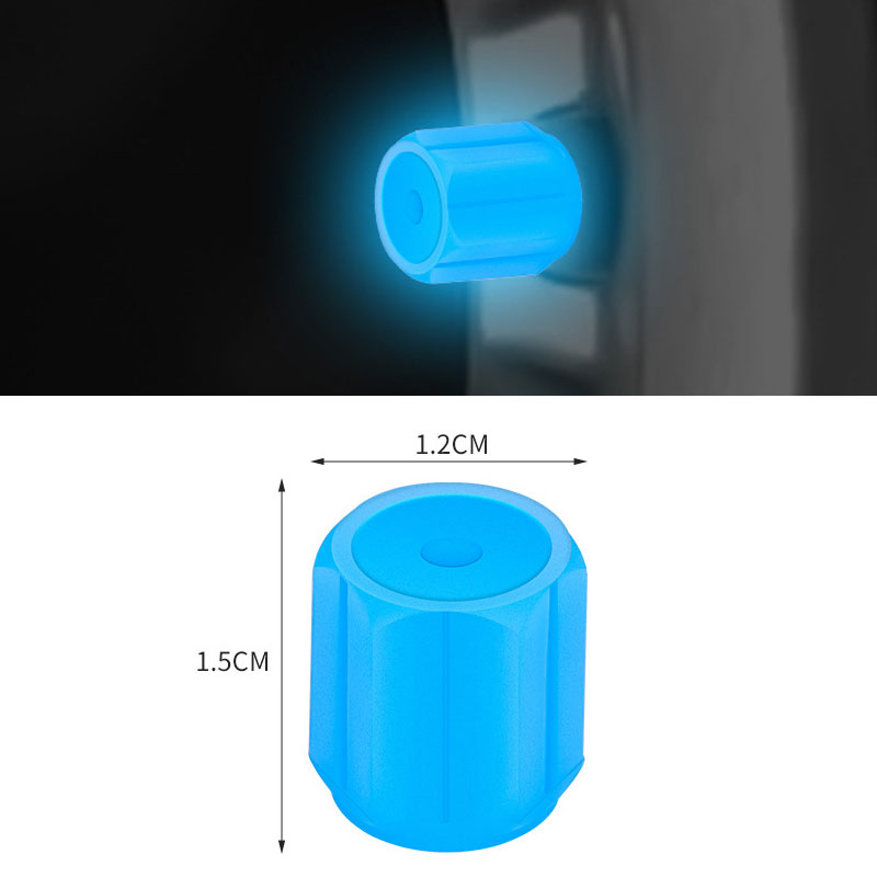 10PCS Luminous Vae Caps Fluorescent Red Night Glowing Car Motorcycle Bicycle Wheel Styling Tyre Hub Universal Cap Decor