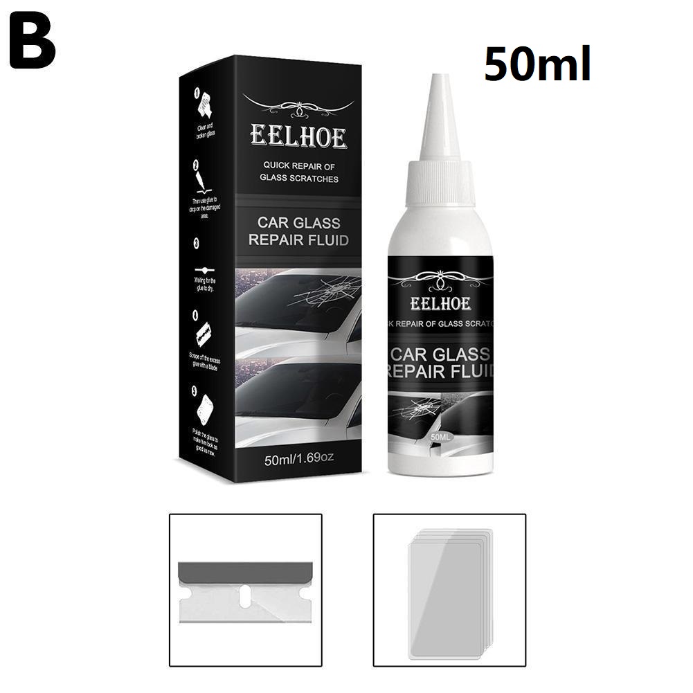 Windshield Kit Crack Chip Glass Repair Set DIY Glue Tool Quick Fix For Chips Cracks Car Accessories